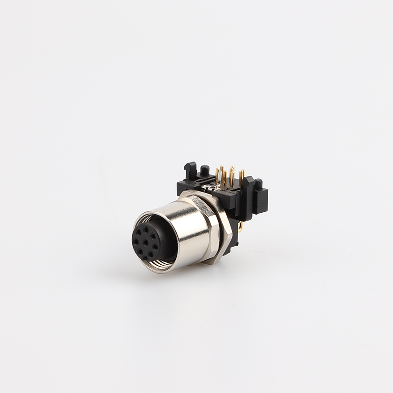 M12-L1-S8 彎角焊接式連接器
