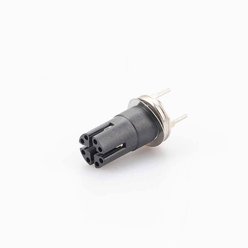 M12貼片式孔型SMD插座 接地型