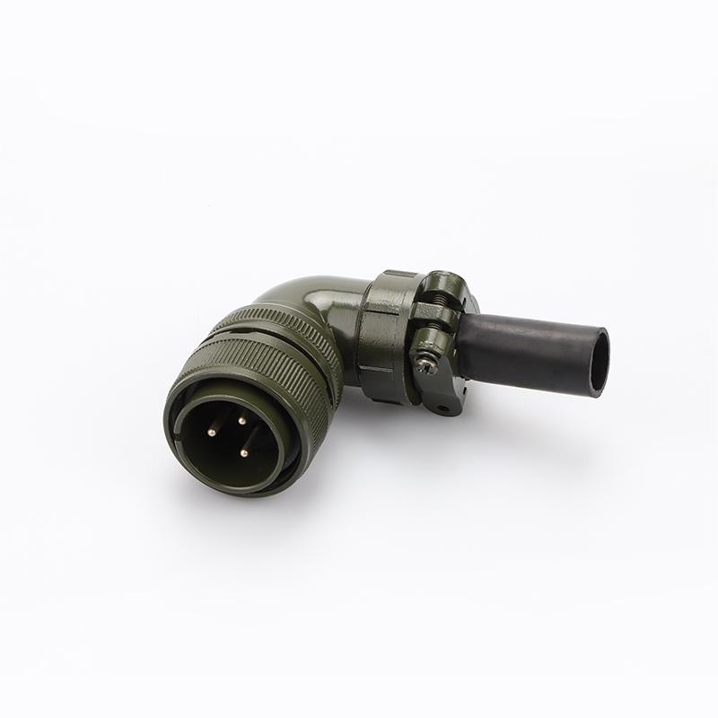 美軍標5015電連接器 3108 22-9P 彎角插頭
